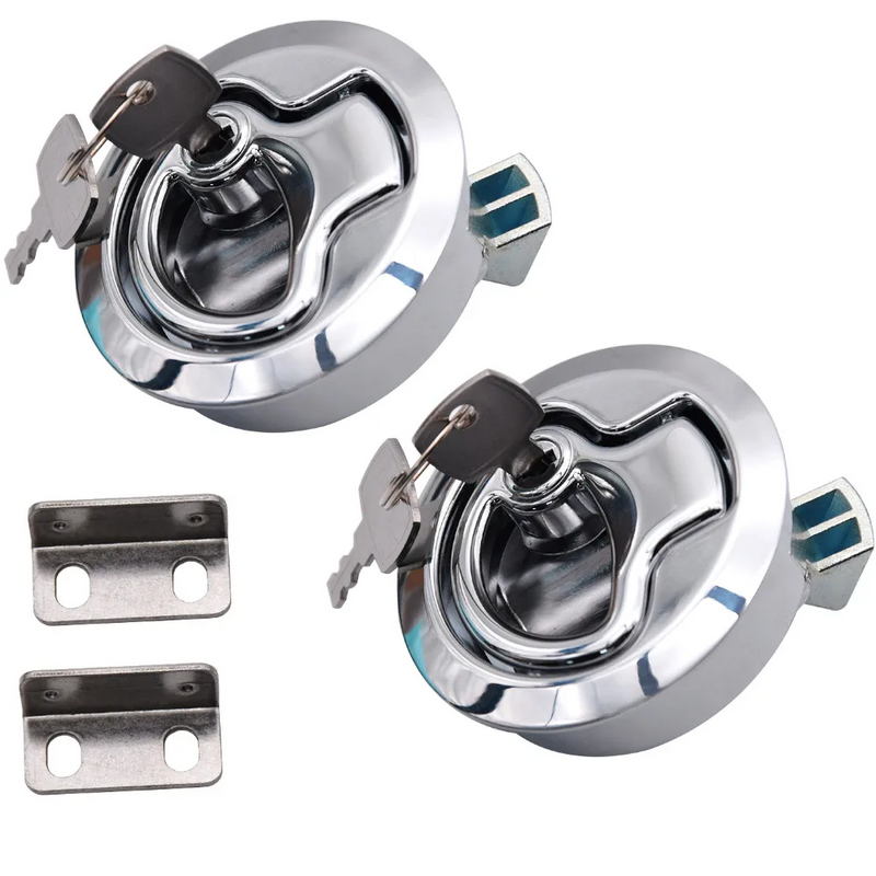 Fechadura de Aço Inoxidável com Trava e Chave para barco Bass Boat
