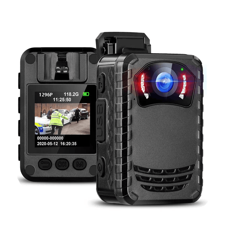Câmera de Corpo BodyCam BOBLOV-Mini , N9 Full HD, 1296P, Portátil Pequeno, Visão Noturna, Câmera Policial, 128GB, 258GB - BrasBest
