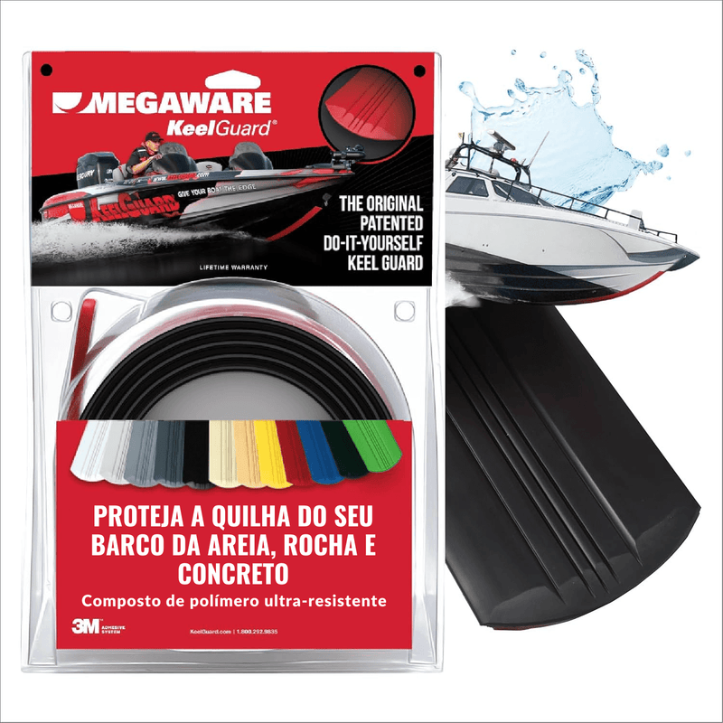 PROTETOR DE QUILHA PARA BASS BOAT (BARCOS DE FIBRA) - BrasBest