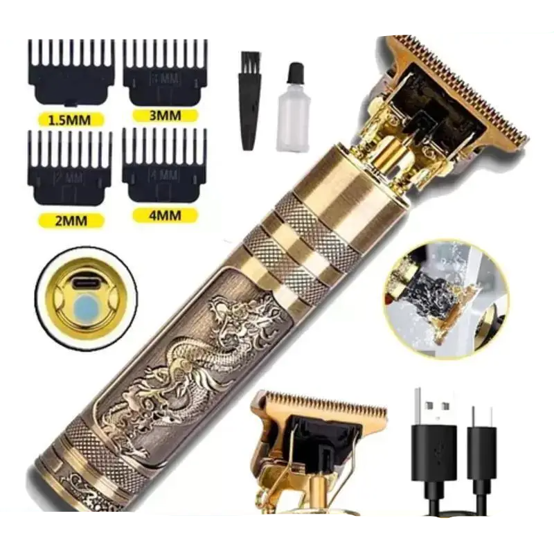 Máquina De Cabelo e Barba Masculina Designer Dragon