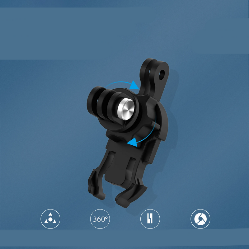 Suporte para Mochila TELESIN, GoPro Rotação Strap Mount, GoPro Hero 12, 11, 10, 9, 8, 7, 6, 5, 4, Insta360, SJCAM, EKEN, DJI, Osmo. - BrasBest
