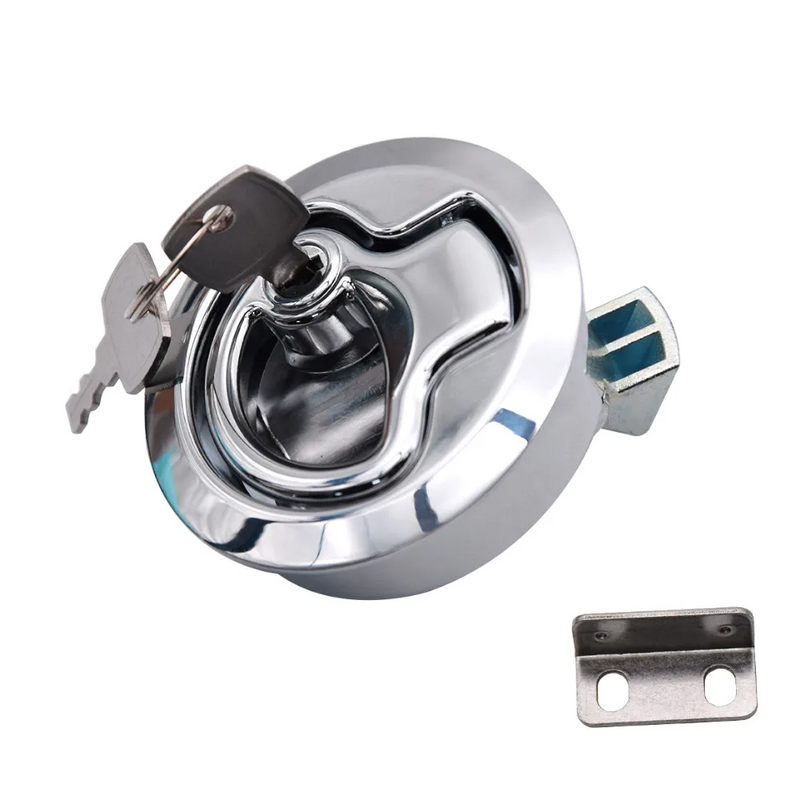 Fechadura de Aço Inoxidável com Trava e Chave para barco Bass Boat