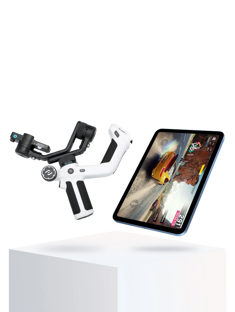 GIMBAL Estabilizador SCORP Mini 2: Estabilização de Três Eixos para Câmeras Profissionais, GoPro11, iPhone e Samsung - Movimentos Suaves e Precisos