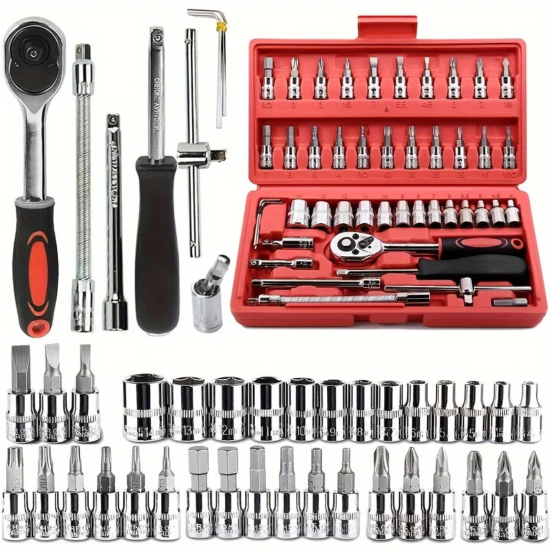 Kit de Ferramentas de Soquete Catraca 1/2 22 Pçs Carros Stels Ferramenta Profis
