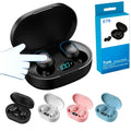 Fone Sem fio com indicador de Led de carga da bateria E6S E A6s Bluetooth 5.0 - BrasBest