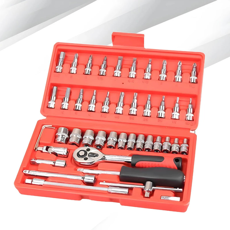 Kit de Ferramentas de Soquete Catraca 1/2 22 Pçs Carros Stels Ferramenta Profis