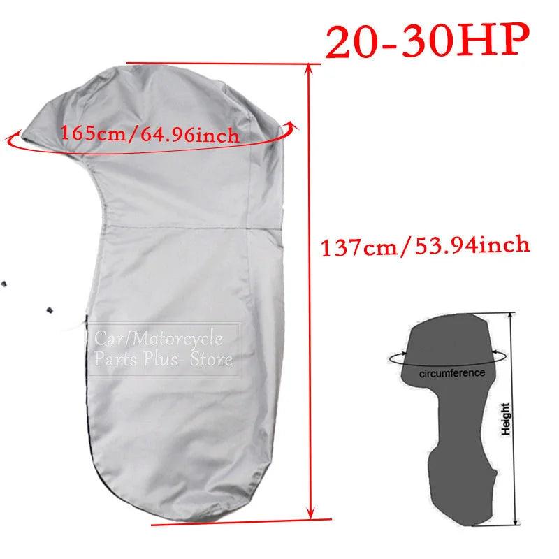 Capa Para Motor de Barco Bass Boat 6 - 225HP, Impermeável, Proteção UV. - BrasBest