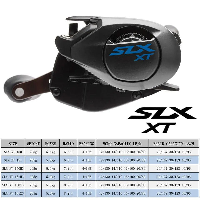 Carretilha Shimano SLX XT, 150/151 - BrasBest