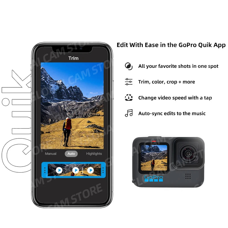 GoPro HERO 10 Black - Câmera de ação - Pronta entrega