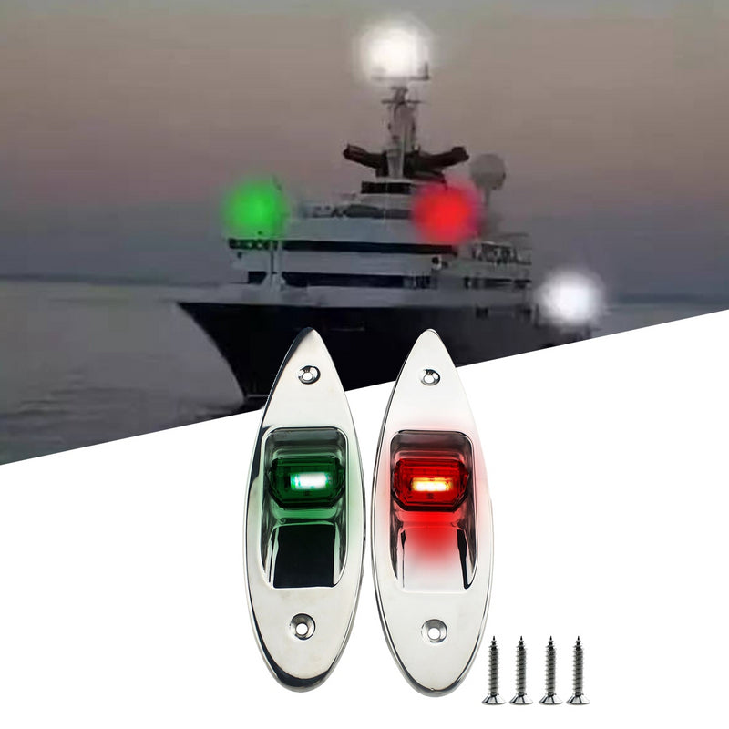 Luz de Navegação marinha luzes LED, luzes de sinalização de dois núcleos, Universal BassBoat