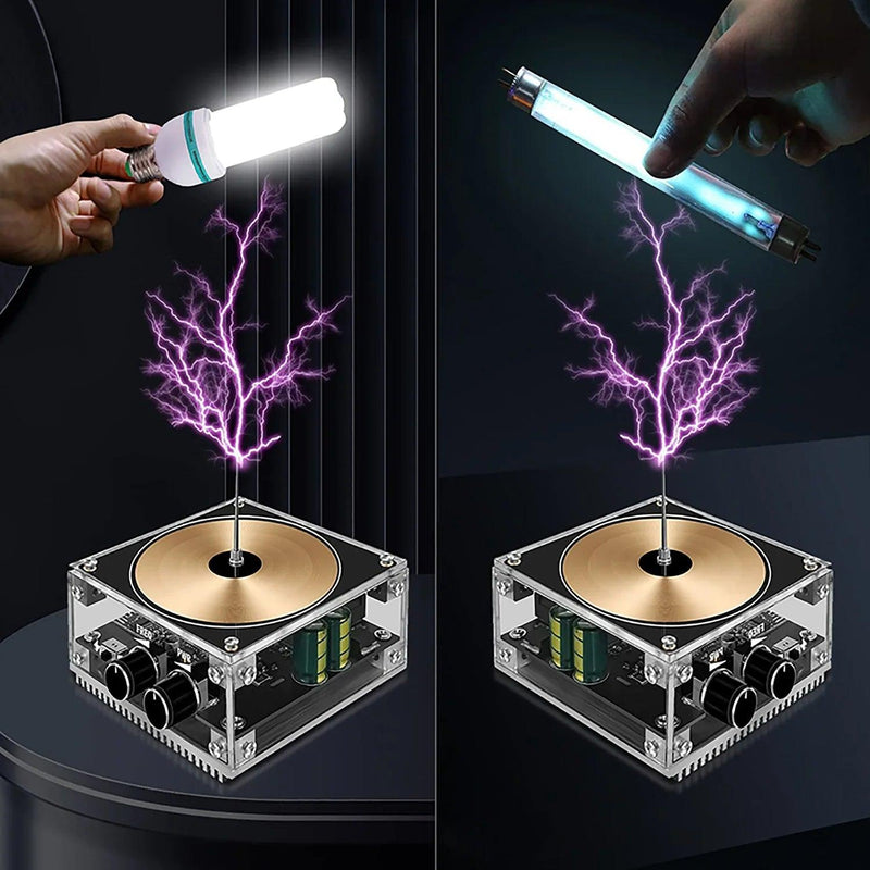 Alto-falante Tesla Music Coil, multifuncional com Iluminação e Transmissão Sem Fio - BrasBest