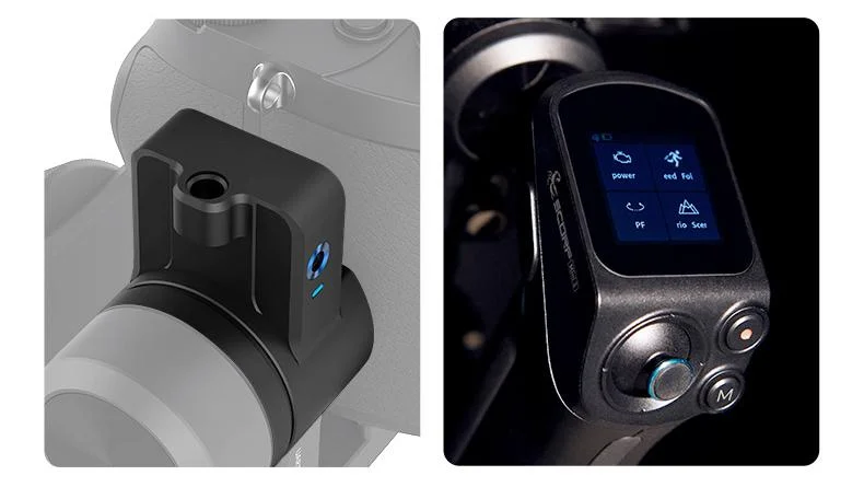 GIMBAL estabilizador SCORP Mini 2 Com três eixos de estabilização, proporciona movimentos suaves e precisos, eliminando tremores e vibrações indesejadas serve para /Câmeras profissionais/GoPro11/iPhone/Samsung - BrasBest