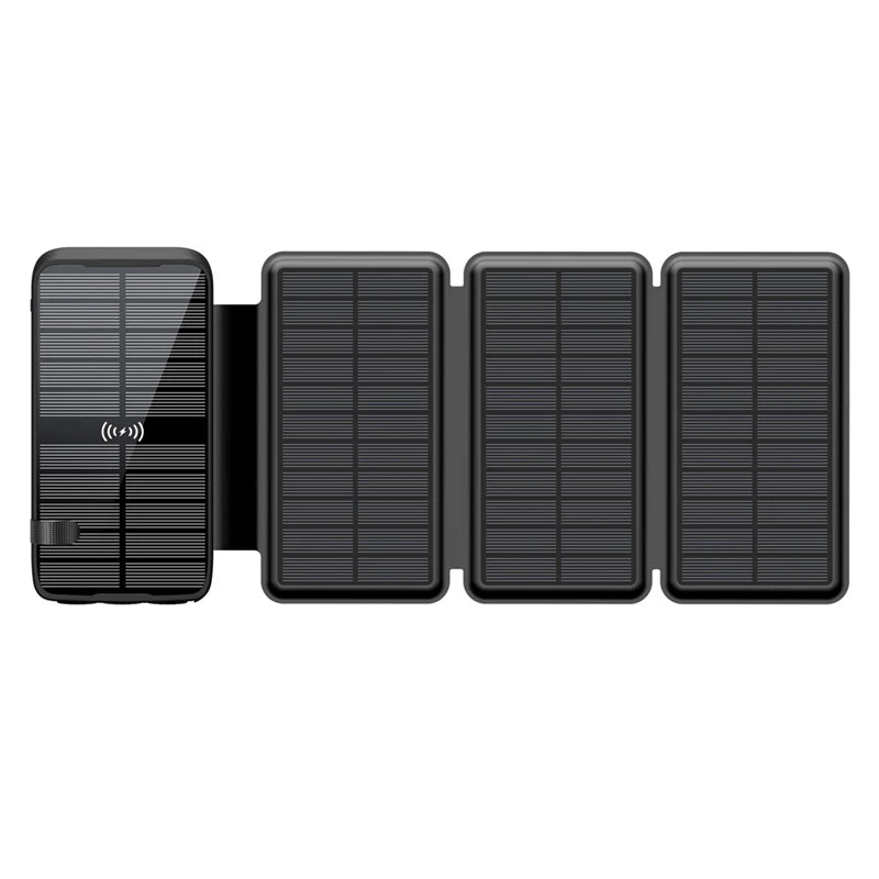 Carregado Solar, Banco De Energia Solar, Carregador Sem Fio, 20W, 43800mAh, PoweBank para iPhone Samsung, Xiaomi