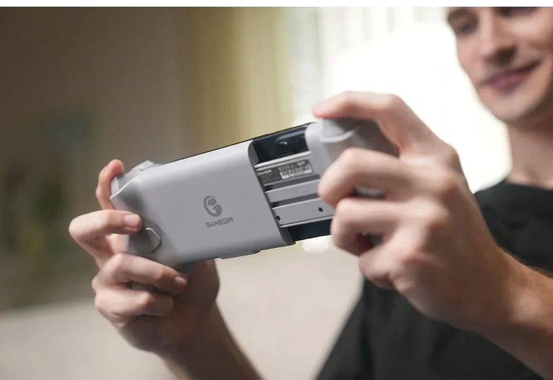 Gamepad para Celular Type-C - Controle de Jogos com Efeito Hall, Joystick para iPhone 15, Android e Jogos na Nuvem