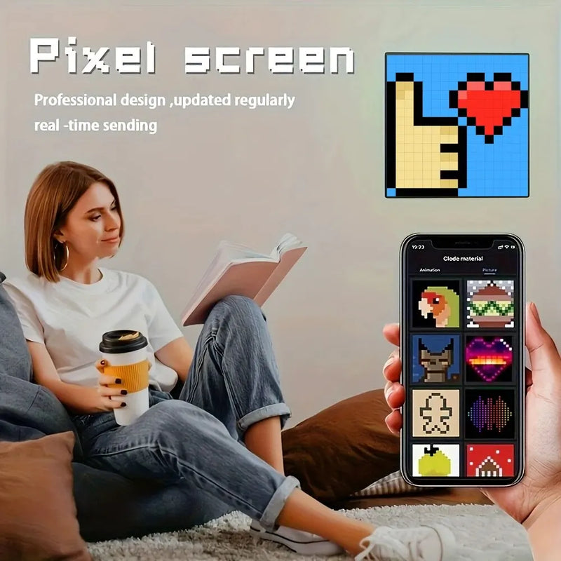 Display LED Pixel Programável: Crie seus próprios padrões de texto e animações com o display LED Pixel programável - BrasBest