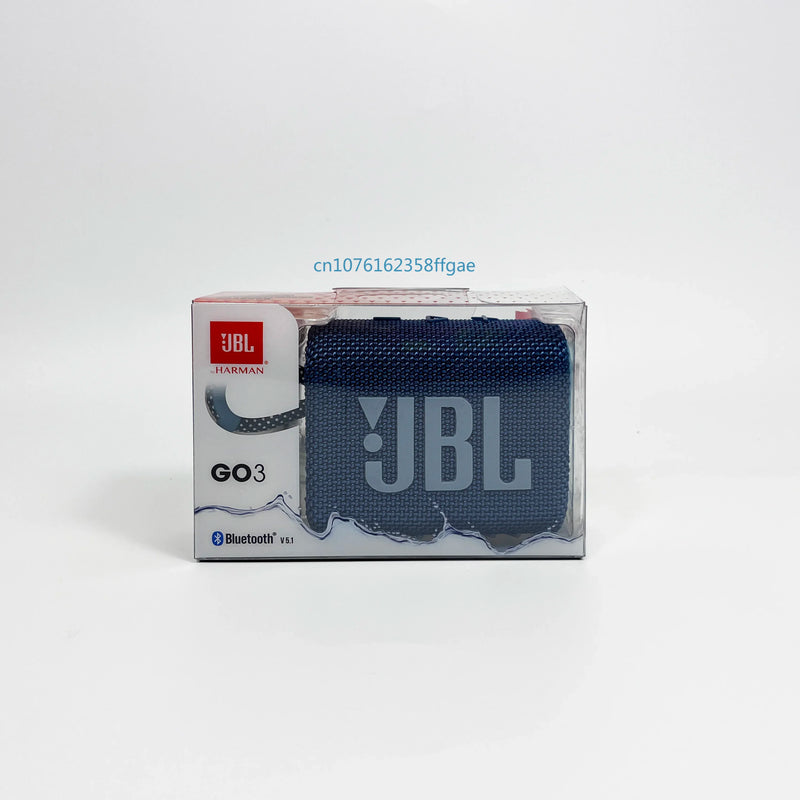 JBL GO 3 - Alto-Falante Sem Fio Bluetooth Portátil, Impermeável, Ideal para Esportes, Festas e Uso ao Ar Livre, Graves Potentes, Original