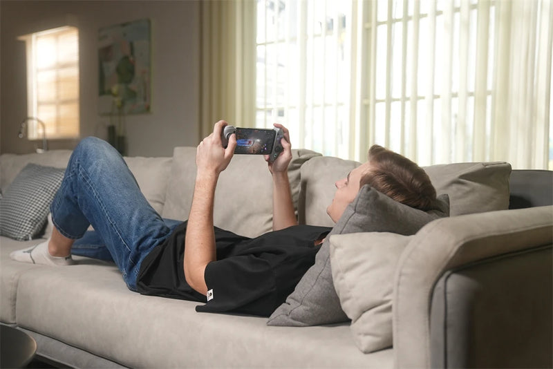 Gamepad para Celular Type-C - Controle de Jogos com Efeito Hall, Joystick para iPhone 15, Android e Jogos na Nuvem