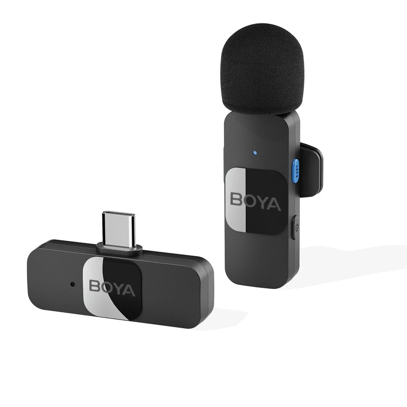 Microfone Sem Fio Profissional Boya BY Lavalier Mini Lapela - Condensador de Alta Qualidade