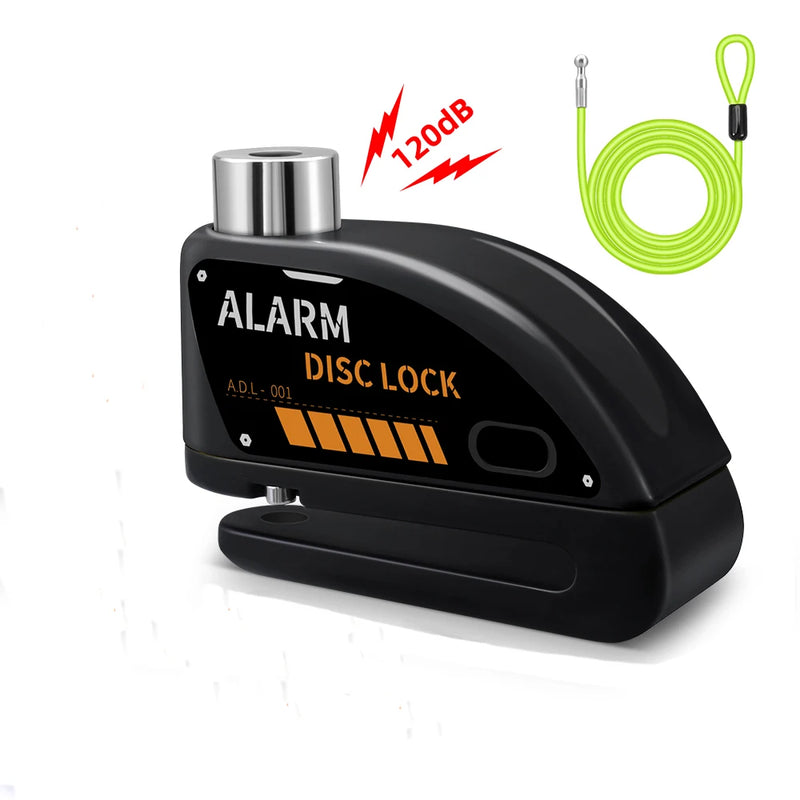 Alarme anti-roubo para Moto Bloqueio de Disco, Cadeado de Roda para Moto - BrasBest
