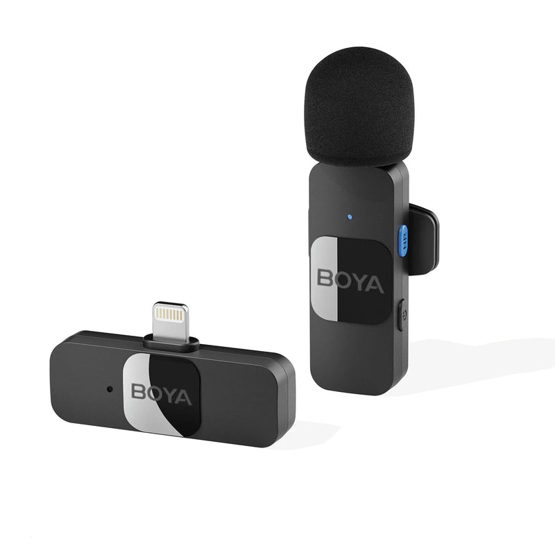 Microfone Sem Fio Profissional Boya BY Lavalier Mini Lapela - Condensador de Alta Qualidade