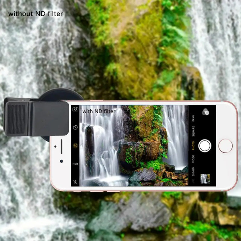 Filtro Polarizador Circular ZOMEI-CPL ND Profissional para Telefone Móvel Inteligente, Lente da Câmera do Telefone Celular com Clip, 37mm, ND2-ND400 - BrasBest