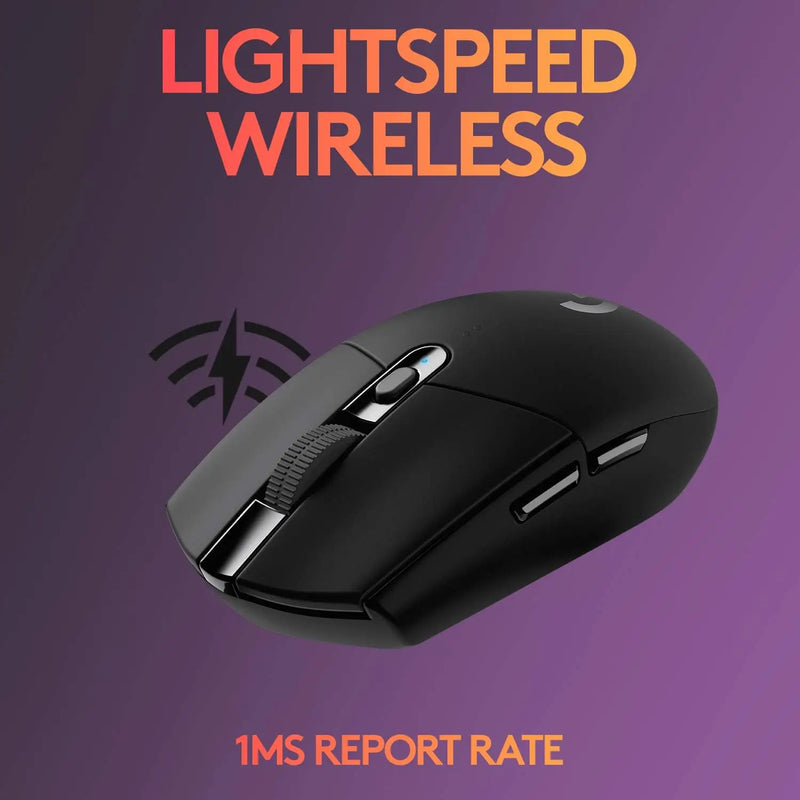 Mouse Logitech sem fio, jogo de esportes, leve e portátil, PC Gamer