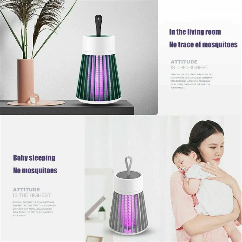 Lâmpada UV Mata-Mosquito, USB Charge, Lâmpada De Controle De Pragas, Sem Bateria - BrasBest