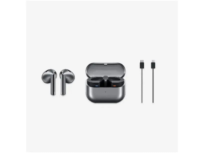 Samsung Galaxy Buds 3 Cinza - Fones de Ouvido com Áudio Hi-Fi, Tradução Simultânea com IA e Cancelamento de Ruído