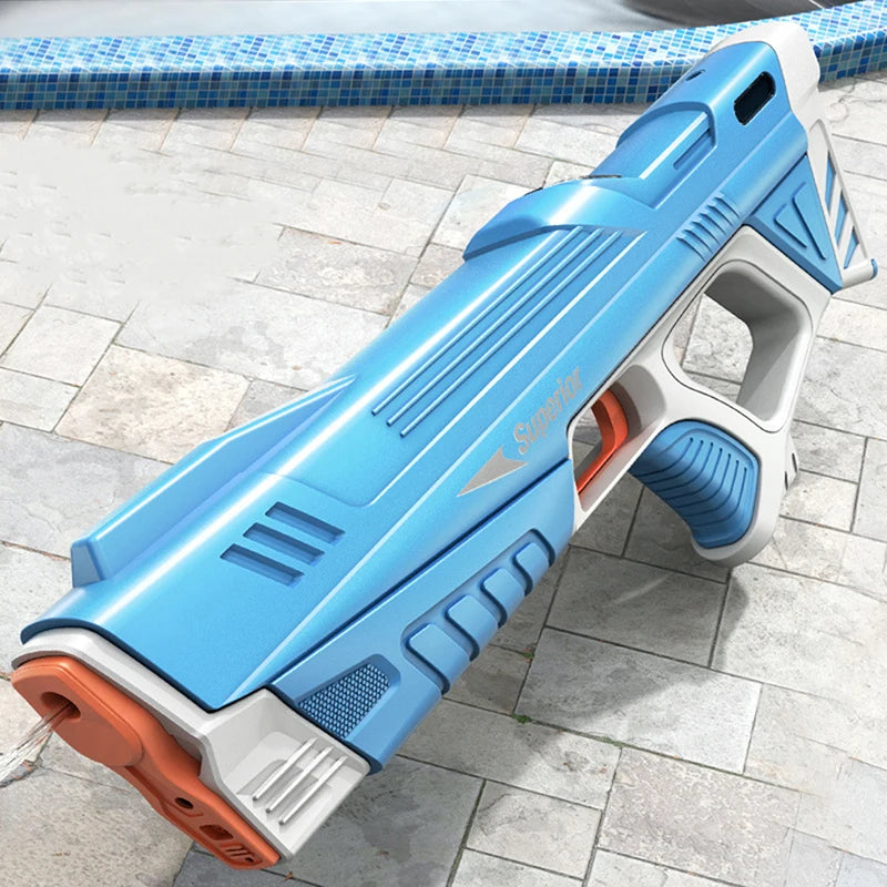 Pistola De Água Elétrica Totalmente Automática, Brinquedo De Tiro, Absorção De Água, Praia, Ao Ar Livre, Brinquedos De Luta para Crianças e Adultos - BrasBest