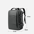 Mochila de Viagem com carregador USB Expansível para Homens, Mala para Viajem Grande Capacidade, Impermeável, Para Laptop até 17.3 Polegadas - BrasBest