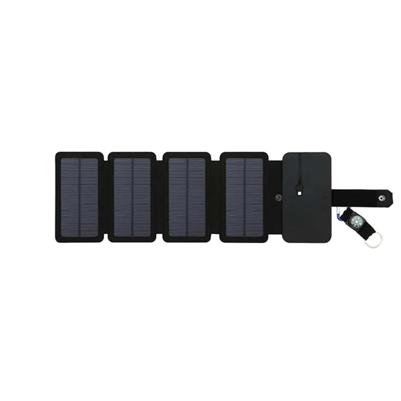 Carregador Solar, Painel de carregamento solar portátil multifuncional dobrável USB, Camping, saída de alta potência, 5V, 1A - BrasBest