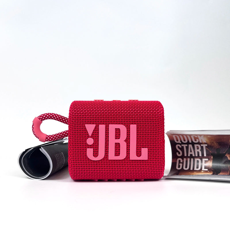 JBL GO 3 - Alto-Falante Sem Fio Bluetooth Portátil, Impermeável, Ideal para Esportes, Festas e Uso ao Ar Livre, Graves Potentes, Original