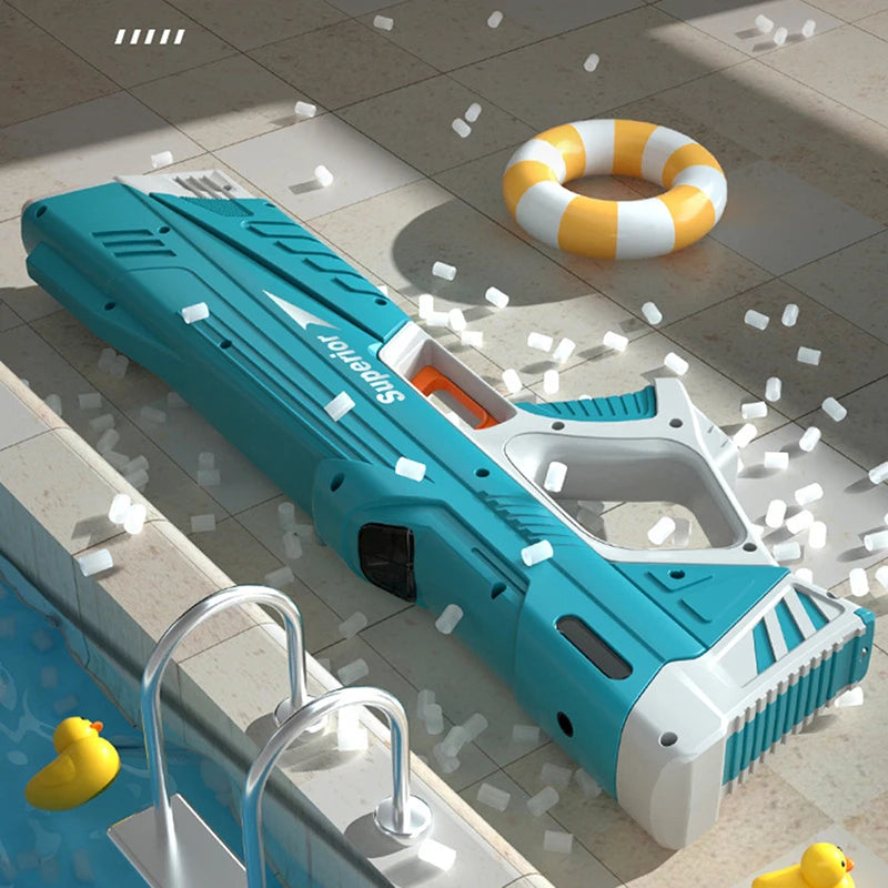 Pistola De Água Elétrica Totalmente Automática, Brinquedo De Tiro, Absorção De Água, Praia, Ao Ar Livre, Brinquedos De Luta para Crianças e Adultos - BrasBest