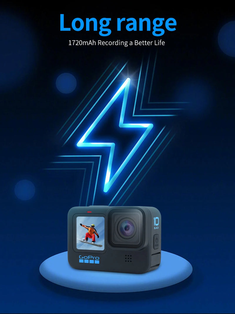 GoPro HERO 10 Black - Câmera de ação - Pronta entrega