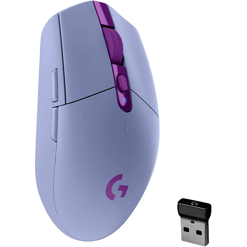 Mouse Logitech sem fio, jogo de esportes, leve e portátil, PC Gamer