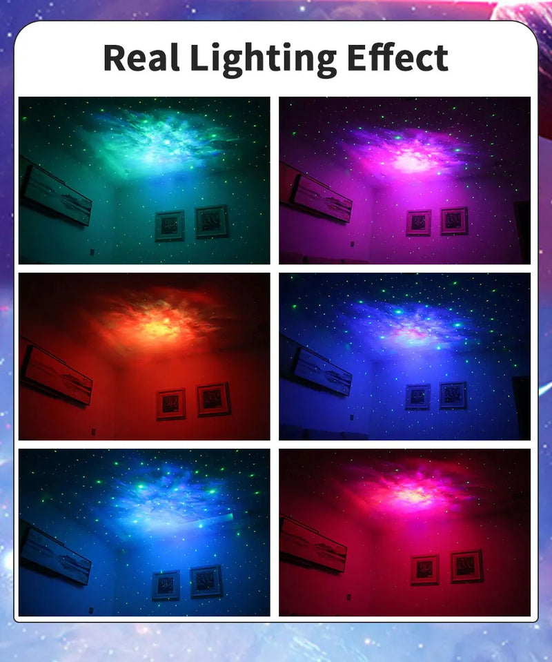 Astronauta Projetor de Galaxia, Night Light, Starry Sky Star, USB, LED, Decoração de aniversário da criança, Controle remoto, presente - BrasBest