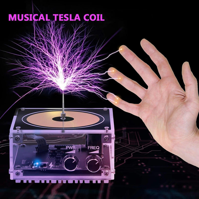 Alto-falante Tesla Music Coil, multifuncional com Iluminação e Transmissão Sem Fio - BrasBest