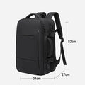 Mochila de Viagem com carregador USB Expansível para Homens, Mala para Viajem Grande Capacidade, Impermeável, Para Laptop até 17.3 Polegadas - BrasBest