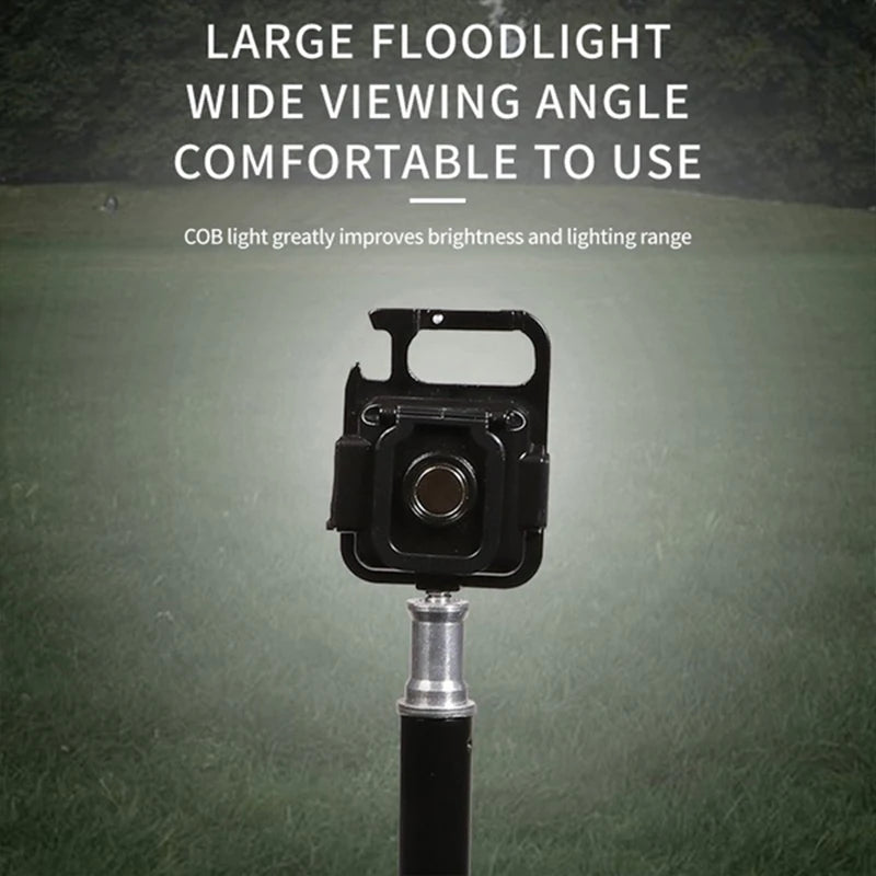 Lanterna portátil USB Luz forte, recarregável LED Chaveiro, Pocket Clip, lanterna, trabalho ao ar livre, caminhadas, pesca, Camping - BrasBest