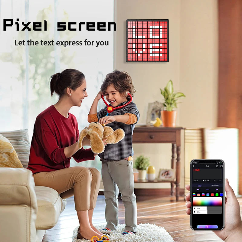 Display LED Pixel Programável: Crie seus próprios padrões de texto e animações com o display LED Pixel programável - BrasBest