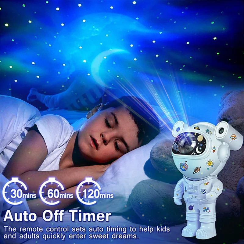 Galaxy Star Projetor LED Night Light, Astronauta Led, Nebula Projetor, Quarto, Casa, Luminárias decorativas, Presentes para crianças - BrasBest