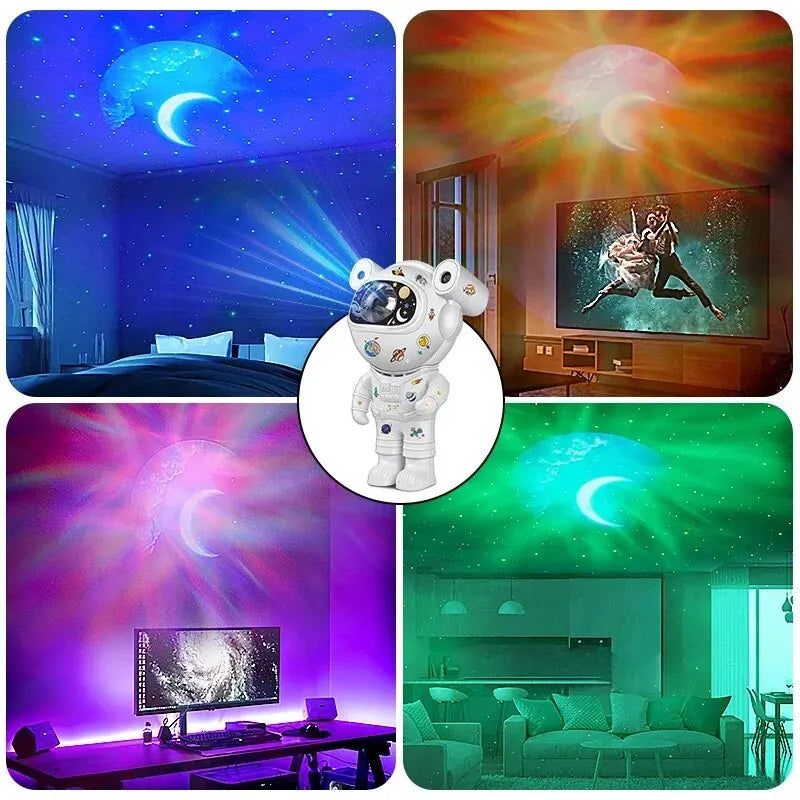 Galaxy Star Projetor LED Night Light, Astronauta Led, Nebula Projetor, Quarto, Casa, Luminárias decorativas, Presentes para crianças - BrasBest