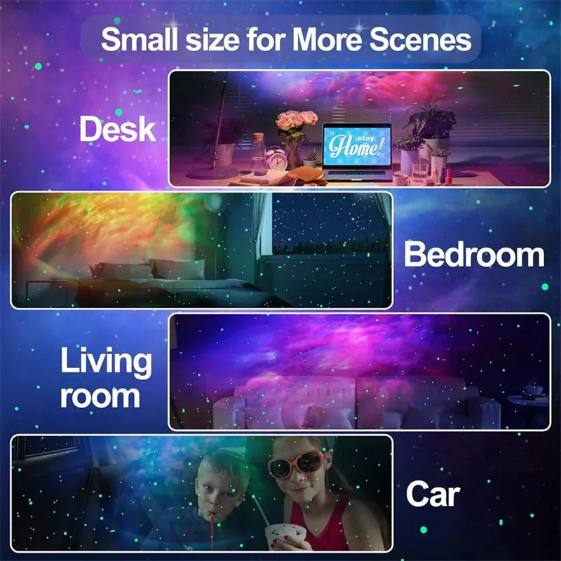 Galaxy Star Projetor LED Night Light, Astronauta Led, Nebula Projetor, Quarto, Casa, Luminárias decorativas, Presentes para crianças - BrasBest