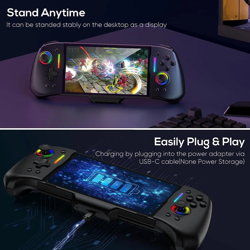 Gamepad Controle para Celular EasySMX, Tipo C, M10 Joystick, Hall Efeito Gatilho