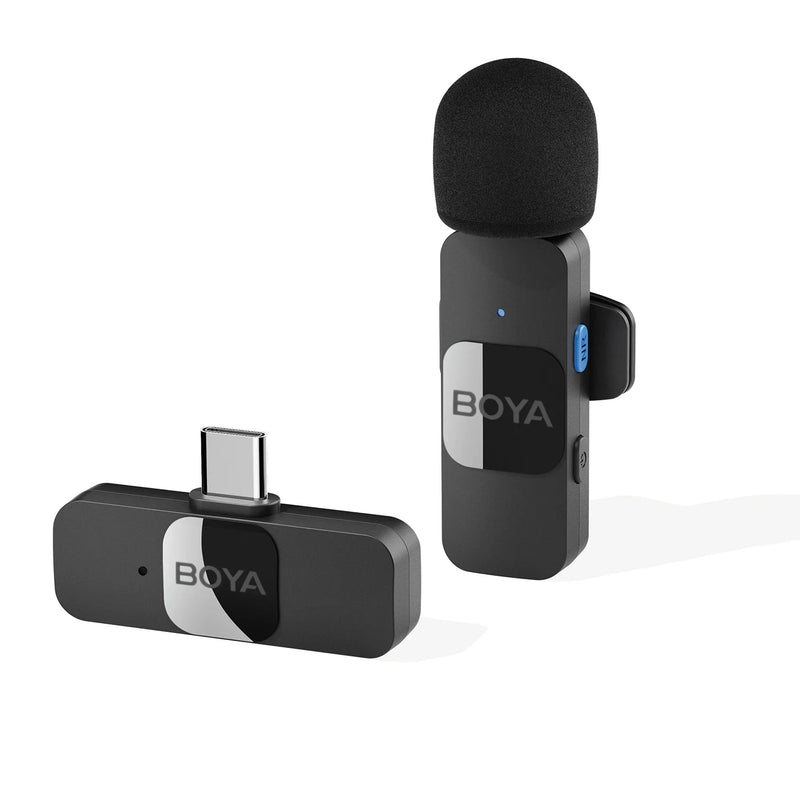 Microfone Sem Fio Profissional Boya BY Lavalier Mini Lapela - Condensador de Alta Qualidade