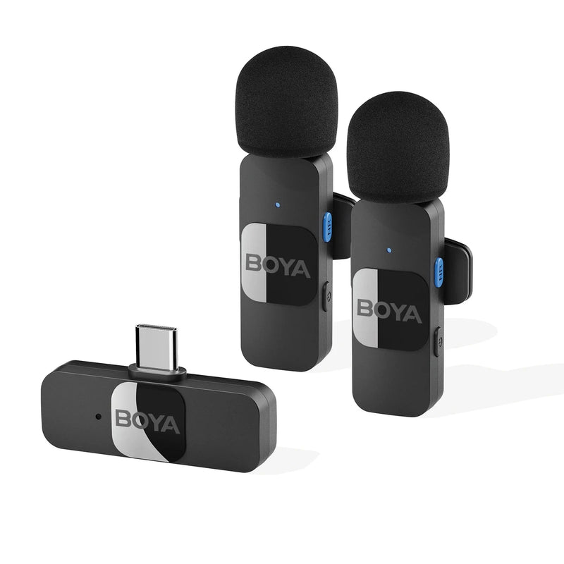 Microfone Sem Fio Profissional Boya BY Lavalier Mini Lapela - Condensador de Alta Qualidade