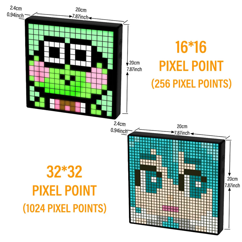 Display LED Pixel Programável: Crie seus próprios padrões de texto e animações com o display LED Pixel programável - BrasBest