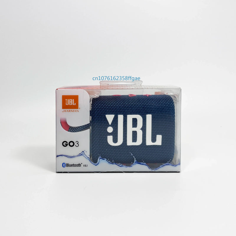 JBL GO 3 - Alto-Falante Sem Fio Bluetooth Portátil, Impermeável, Ideal para Esportes, Festas e Uso ao Ar Livre, Graves Potentes, Original