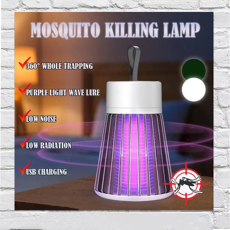 Lâmpada UV Mata-Mosquito, USB Charge, Lâmpada De Controle De Pragas, Sem Bateria - BrasBest