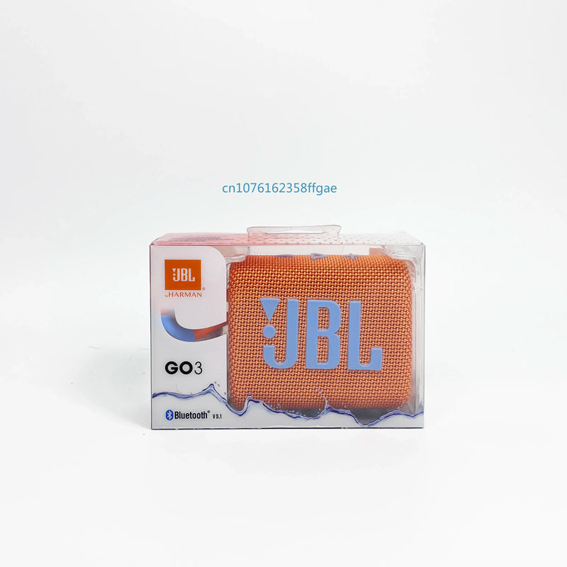 JBL GO 3 - Alto-Falante Sem Fio Bluetooth Portátil, Impermeável, Ideal para Esportes, Festas e Uso ao Ar Livre, Graves Potentes, Original